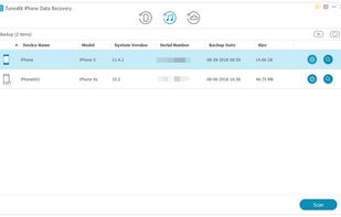TunesKit iPhone Data Recovery screenshot 1