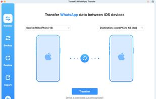 TunesKit WhatsApp Transfer screenshot 1