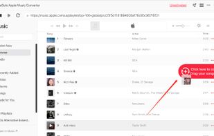 Choose Apple Music Tracks