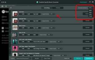 Choose Output Formats