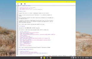 Tungsten Text Editor screenshot 1