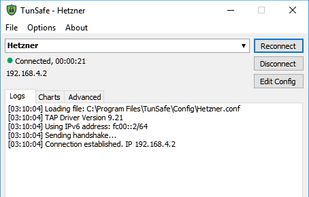 TunSafe screenshot 1