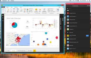 Run Power BI and business analytics on Mac