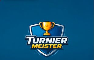Mobile-friendly Turniermeister website for discovering online tournament management, automated scheduling, and live standings.