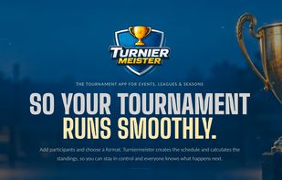 Turniermeister tournament management software for organizing sports competitions, generating match schedules, and automatically calculating standings.