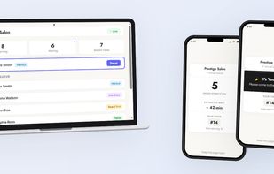 Dashboard and Customer Pages