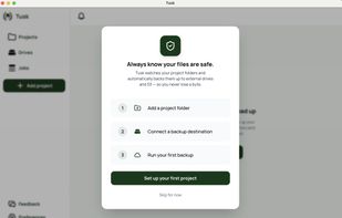 Tusk Backup screenshot 1