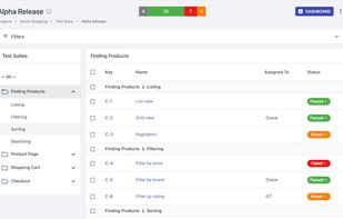 Manage test runs with ease.