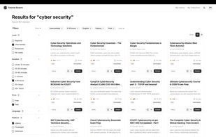 tutorialsearch.io search filter feature
