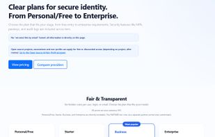 Free tier available (50 users), paid from EUR 39/month