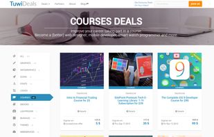 Courses Deals page - TuwiDeals.com