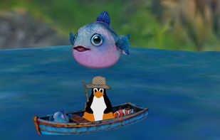 Tux Fishing screenshot 1