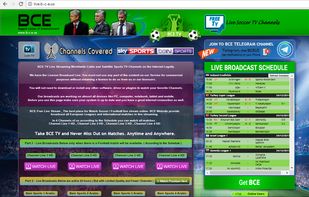 BCE TV Screenshot. 
Web Address : TV.b-c-e.us