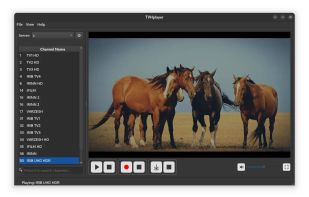 TVHplayer screenshot 1