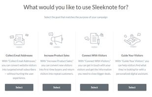 Sleeknote screenshot 2