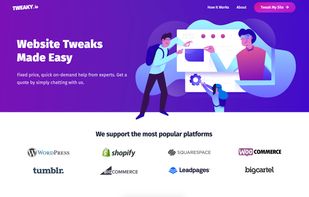 Tweaky.io screenshot 1