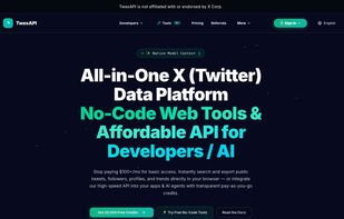 TwexAPI homepage