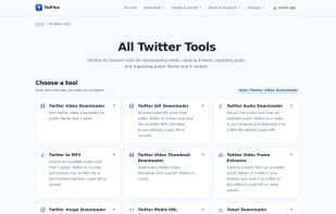 Twitter Tools