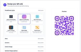 Design your QR with style !