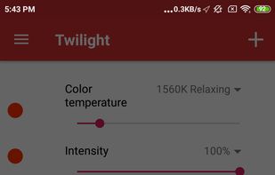 Twilight Blue Light Filter screenshot 3