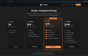 Pricing Page