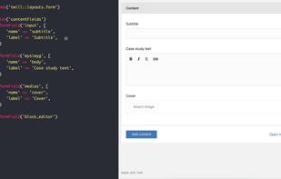 If you use Laravel, you already know Twill. It encourages you to write beautiful code without bloat while streamlining common functions.