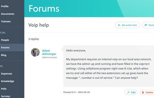 Workers can talk easily