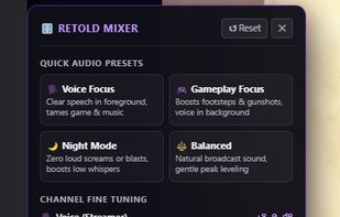 Retold Mixer