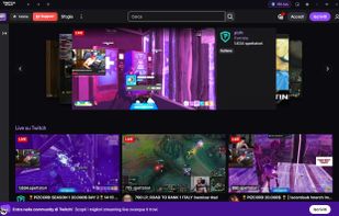 Home page Tab 