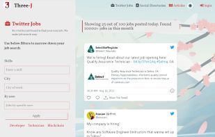 Twitter job board screenshot 1