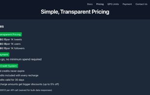 TwitterAPI.IO screenshot 1