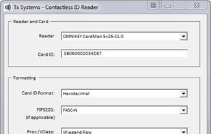 Tx Systems Contactless ID Reader screenshot 1