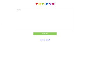 Txt.fyi screenshot 1