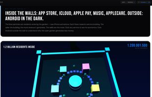Apple 3d scene