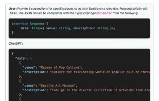 TypeChat screenshot 1