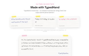 TypedHand screenshot 1