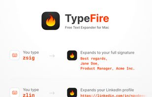 Typefire screenshot 1
