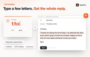 TypeFire screenshot 1