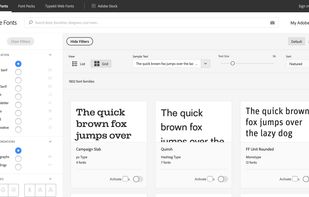“Browse Fonts” section.