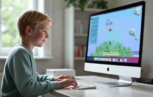 During the 60 lesson course games are optional (configurable for parents) Fly and Catch the word clouds.