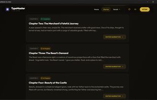 TypeMaster Offline Stories List Page