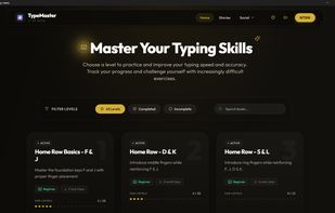 TypeMaster Offline Lessons Page