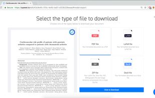 Typeset.io screenshot 3