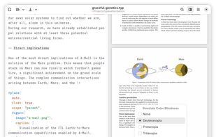 Simulate color blindness