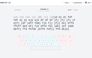 TypeSprint screenshot 2