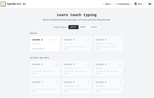 TypeSprint screenshot 1