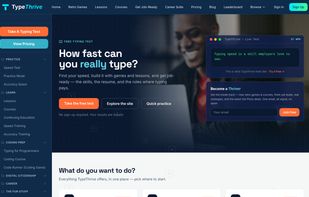 TypeThrive screenshot 1