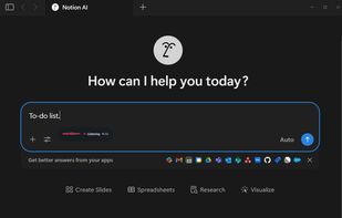 Voice typing in Notion - floating Typewave widget