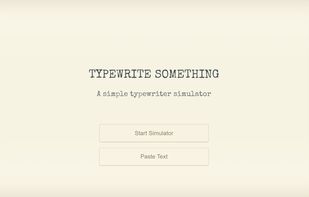 Typewrite Something screenshot 1