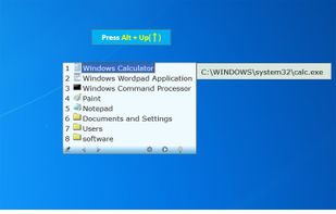 Launch applications, files or folders conveniently